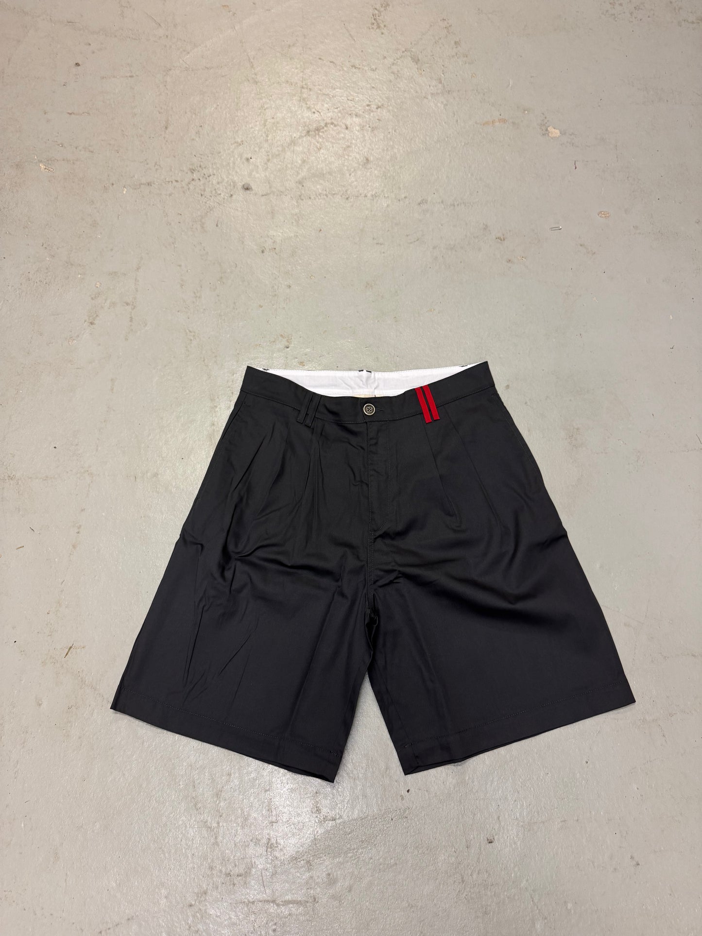 Pleated Shorts - Gray