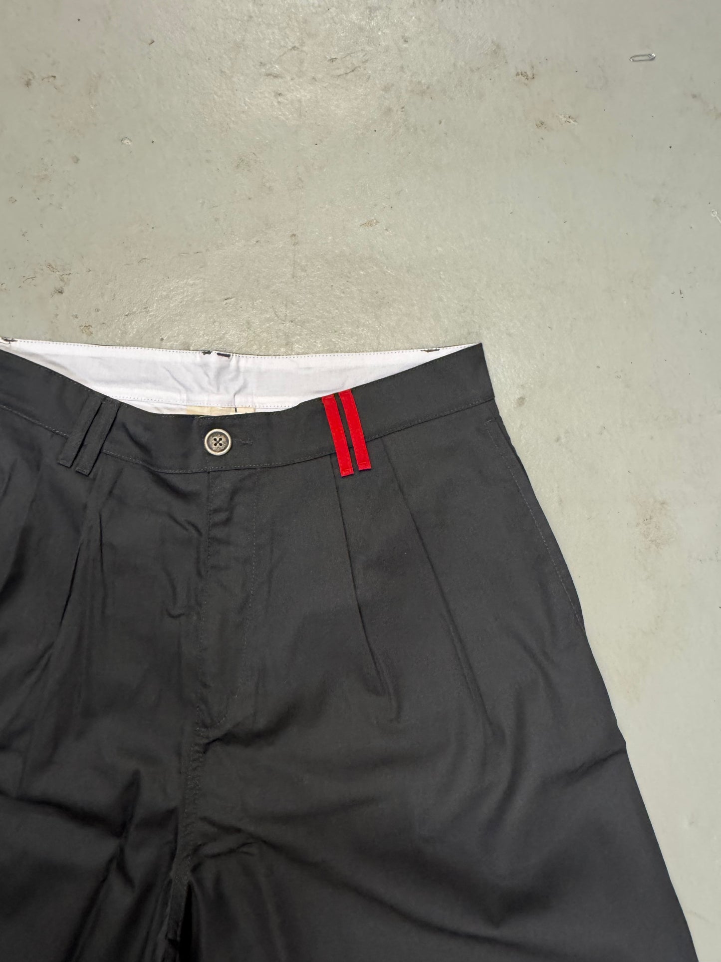 Pleated Shorts - Gray